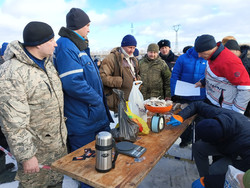 МОО ВДПО: МОО ВДПО приняло участие в турнире по зимней рыбной ловле среди пожарных и спасателей