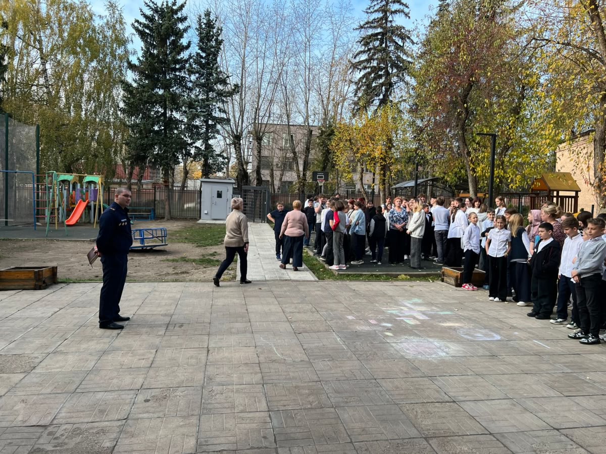 МОО ВДПО: Учебно-тренировочная эвакуация прошла в Балашихинской общеобразовательной частной школе «УСПЕХ»