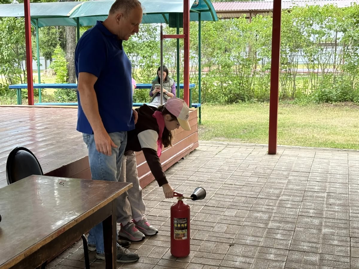 МОО ВДПО: День Безопасности в Лагере "Ракета"