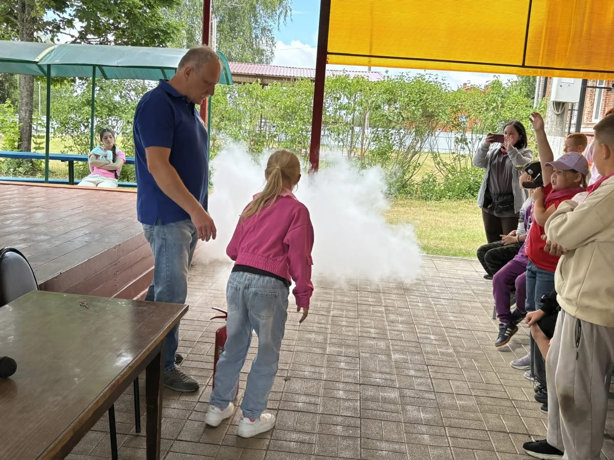 МОО ВДПО: День Безопасности в Лагере "Ракета"