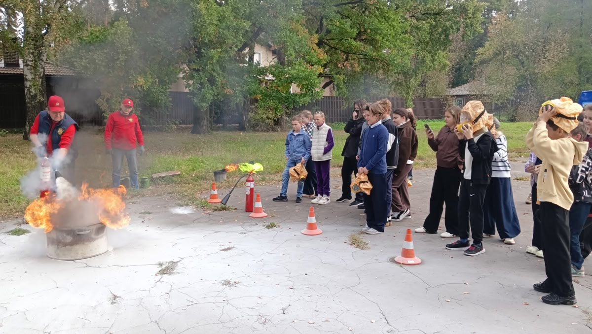 МОО ВДПО: В Салтыковской гимназии прошел День пожарной безопасности