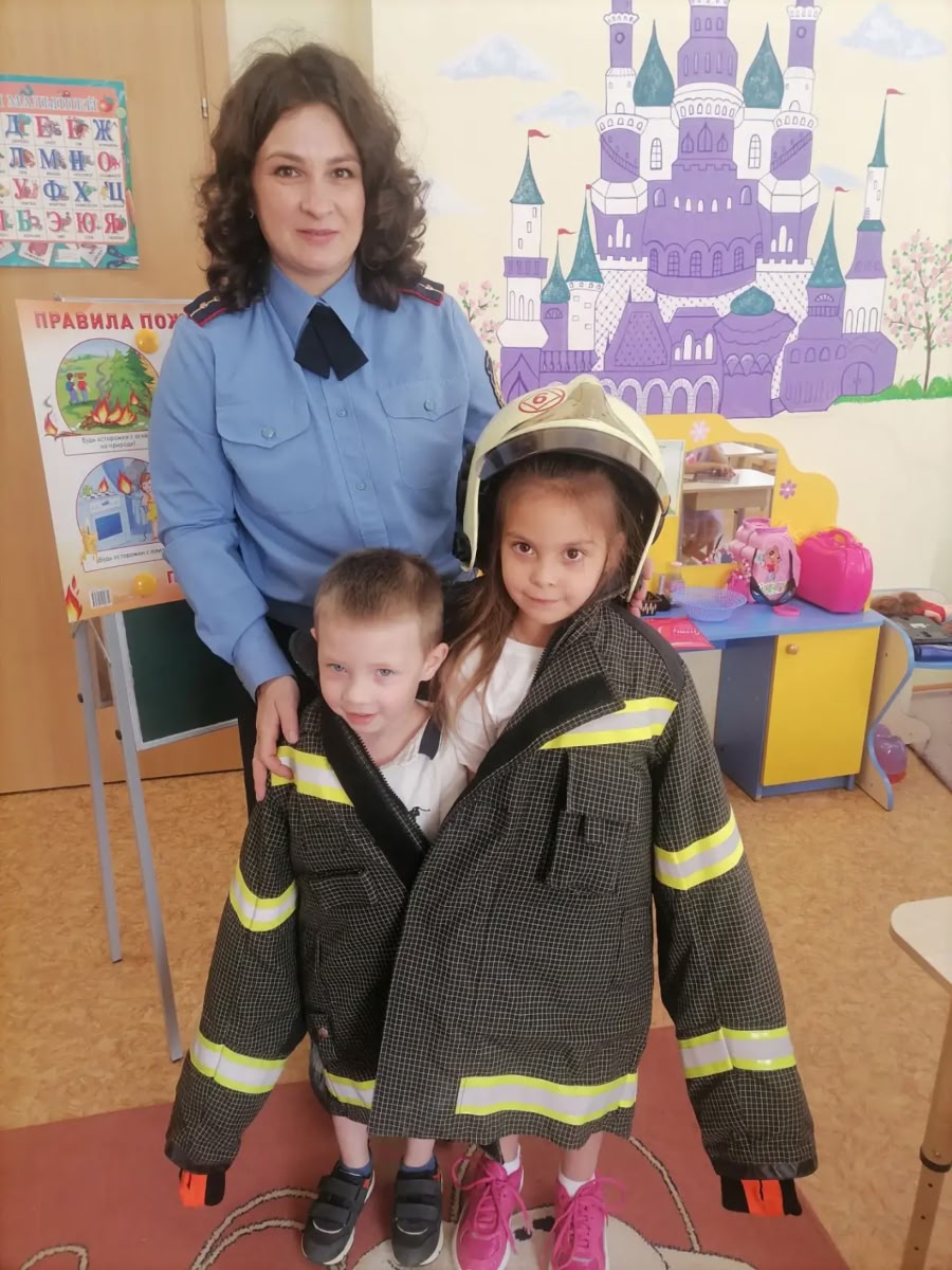 МОО ВДПО: Сотрудники ВДПО провели урок для воспитанников детского сада «ЛучиК»